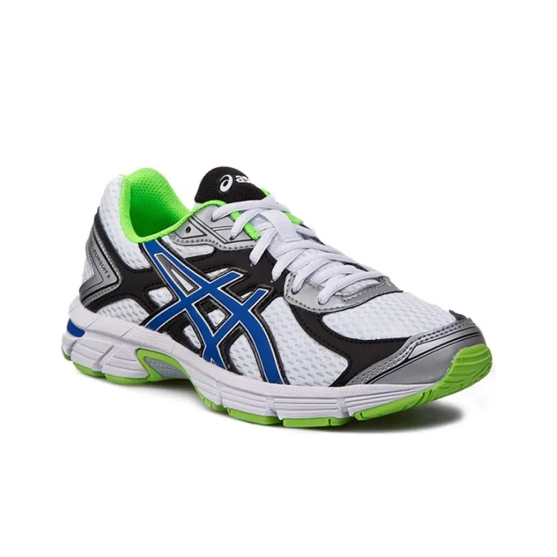 Asics Gel-Pursuit 2 Wear-Resistant Low-Top Running Shoes Men's White Blue-2