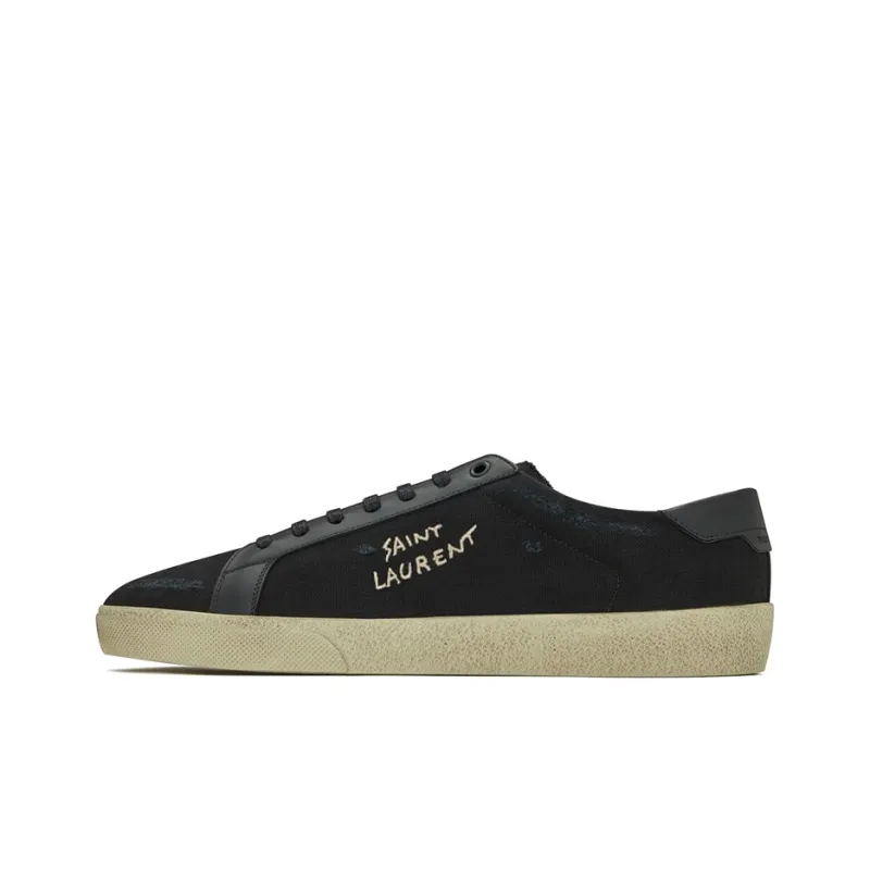 SAINT LAURENT Court Classic SL/06 Low Black-0