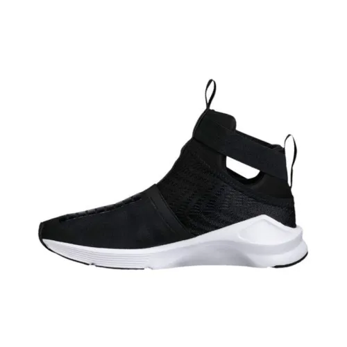 PUMA Fierce Strap Swirl High-Top Running Shoes Women's Black