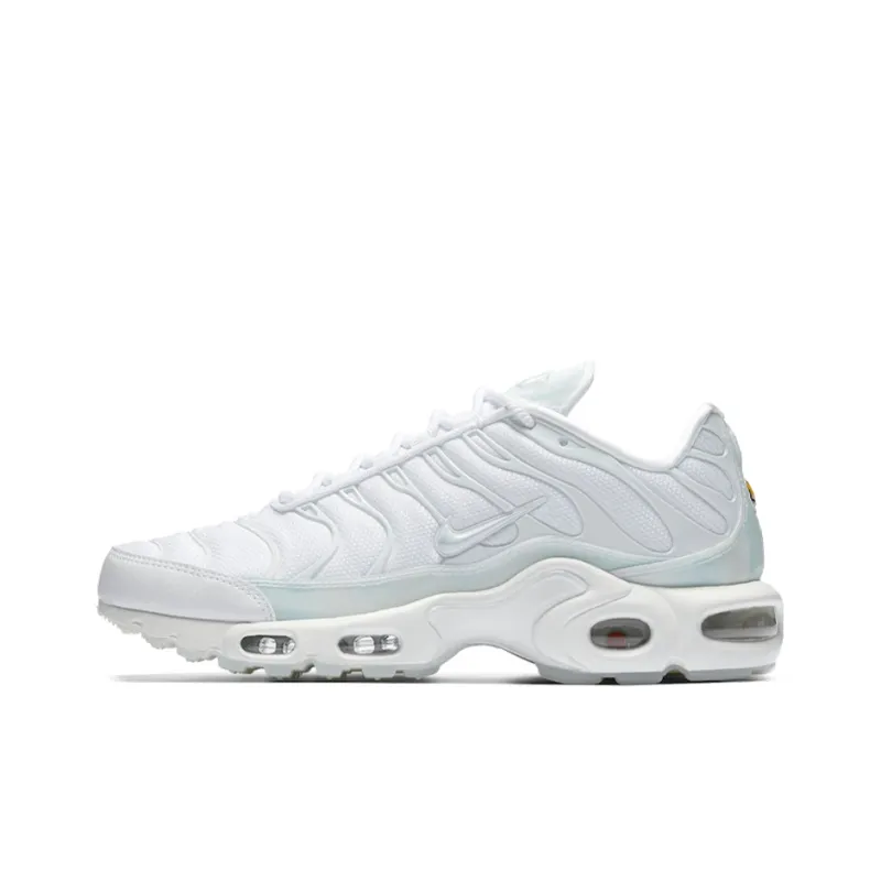 Nike Air Max Plus Cushioned Slip Resistant Low Top Air Cushion Running Shoes Women's Ice Blue-0