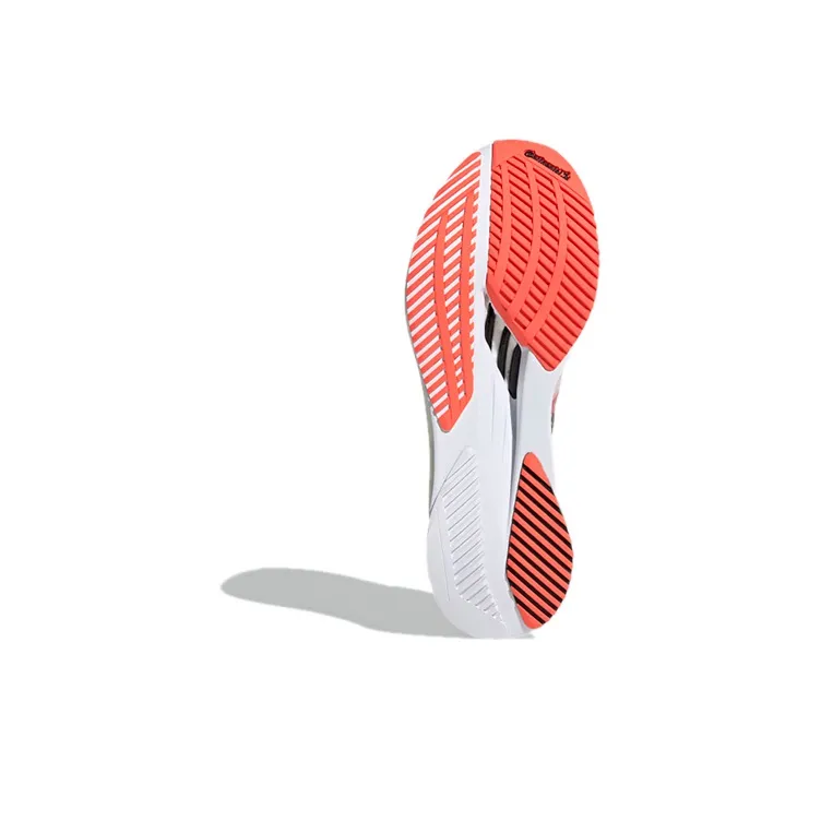 Adidas Adizero Boston 10 White Black Solar Red-5