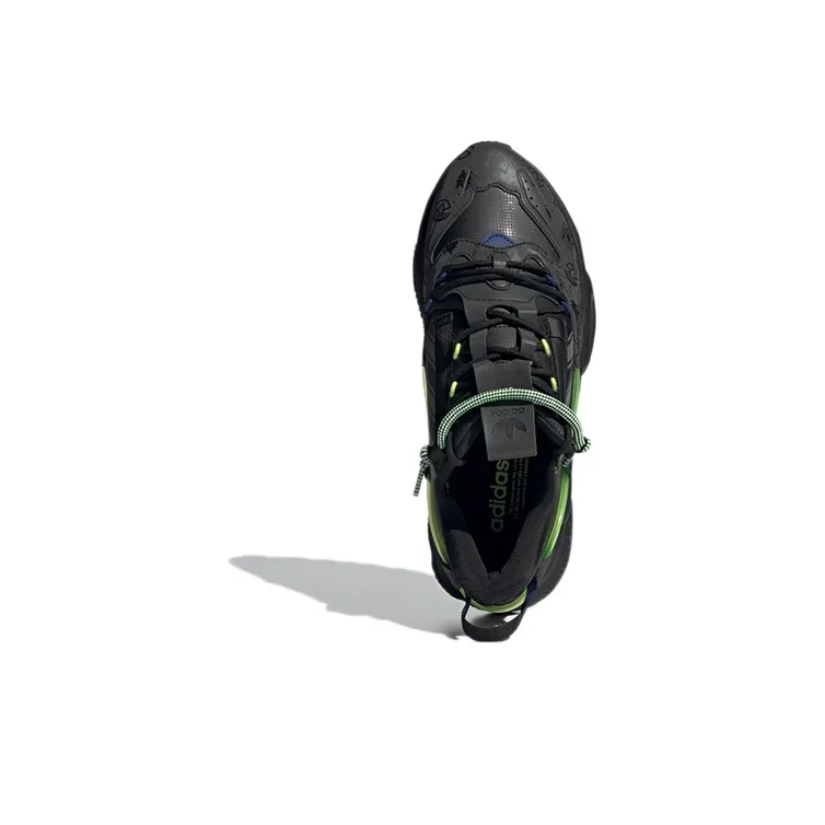Adidas Originals Ozweego Zip Cozy Wear Resistant Running Shoes Obsidian Black Unisex-4