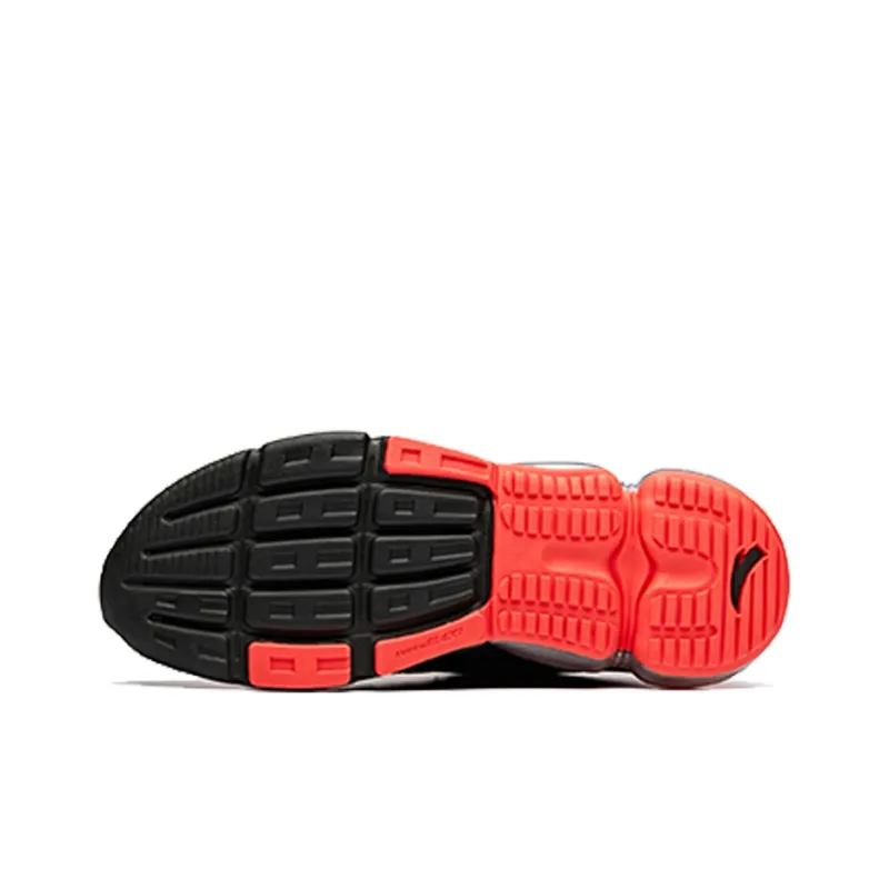 Anta Breathable And Lightweight Low Top Running Shoes Men's Black Red-5