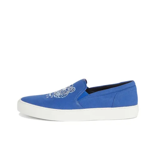 KENZO Skateboard Shoes Women's Low-Top Ocean Blue