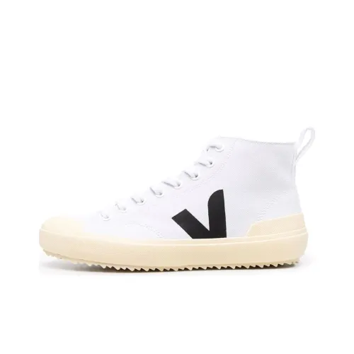 VEJA Nova Skateboard Shoes Unisex High-Top White/Black