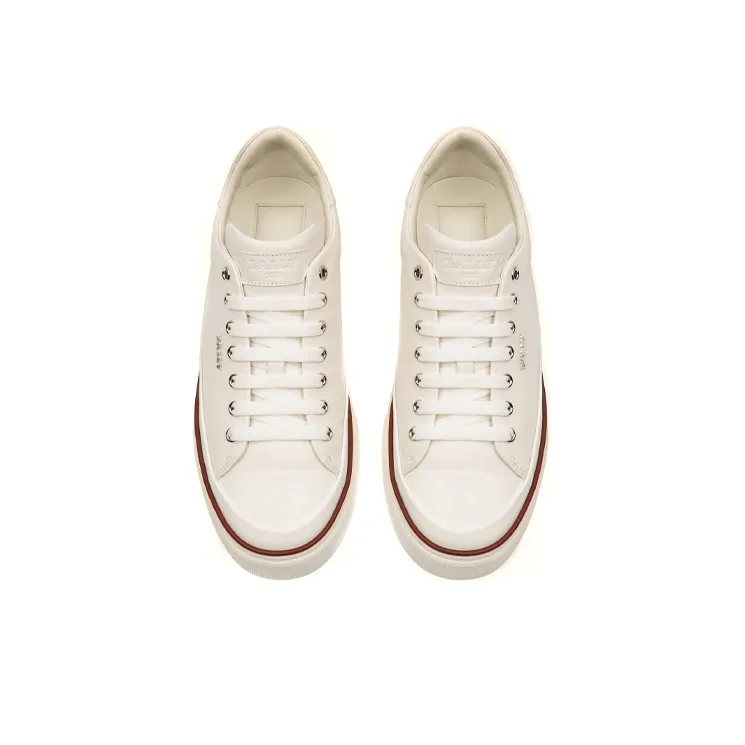 BALLY Stylish Skateboarding Shoes Men's White-2
