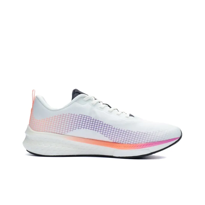 LiNing Red Hare 5 Pro Anti Slip And Wear Resistant Support Reflective Low Top Running Shoes Men's White-1