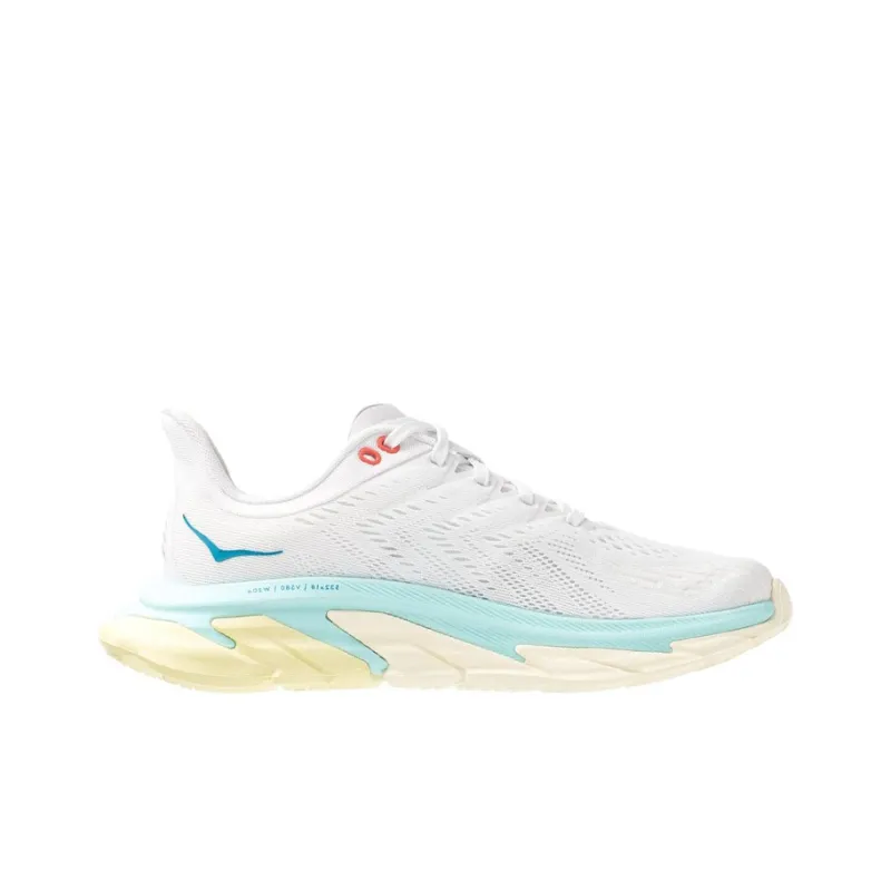 HOKA ONE ONE Clifton Edge Blanc De Blanc Blue Tint Women's-1