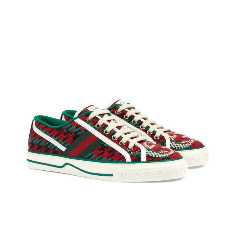 GUCCI Women's Tennis 1977 'Houndstooth Motif' Women's-2