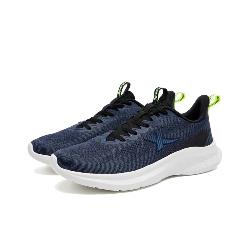 XTEP Shock Absorbers With Slip Resistant And Abrasion Resistant Properties Low Top Running Shoes Men's Blue Black-1