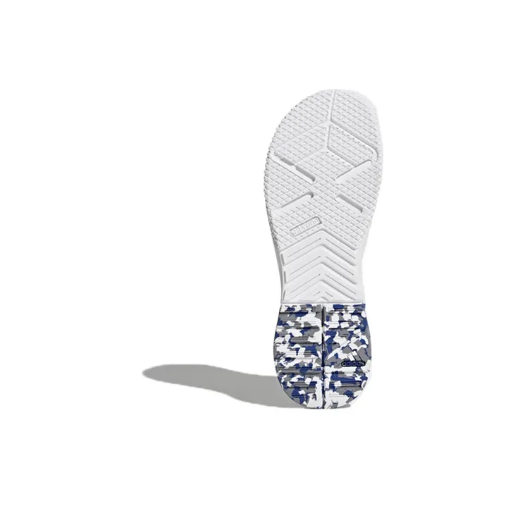 Adidas CrazyPowe Anti-Slip Wear-Resistant Low-Top Running Shoes Men's White Blue-5