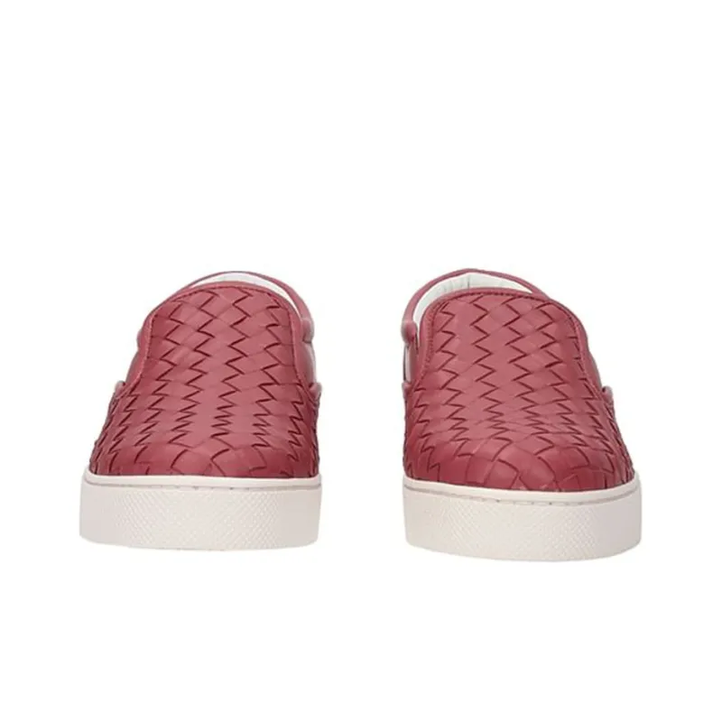 Bottega Veneta Dodger Stylish Skateboarding Shoes Women's Pink-3
