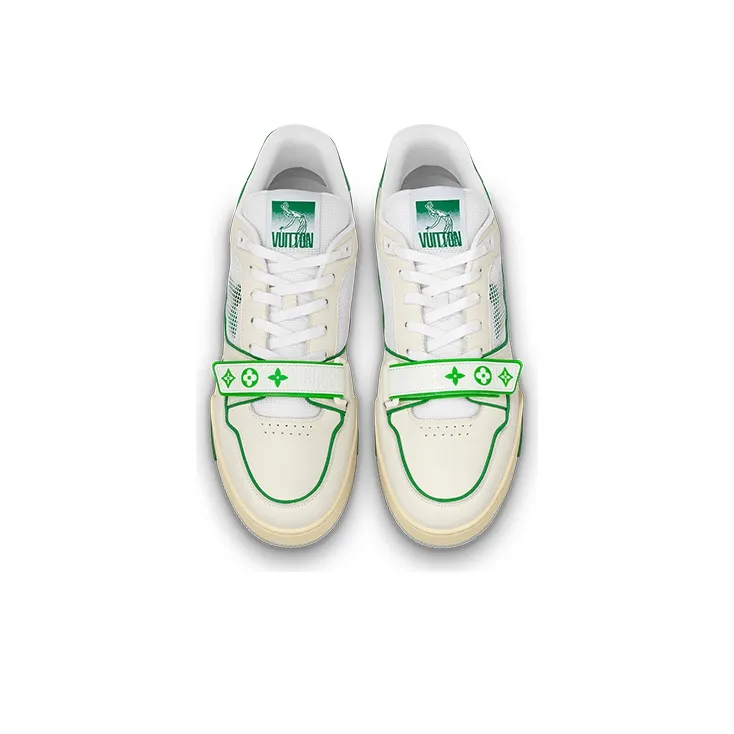 LOUIS VUITTON Lv Trainers 'Green Mesh'-2