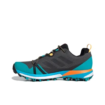 Adidas Terrex Skychaser Hiking / Trekking Shoes Men Low-Top Gray/Blue/Orange/White