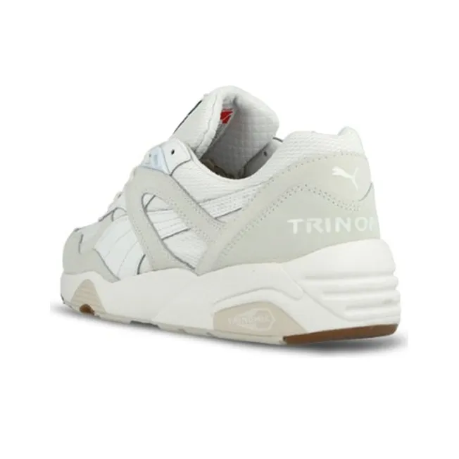 PUMA R698 Trinomic Low-Top Casual Shoes Men's White Gray-2