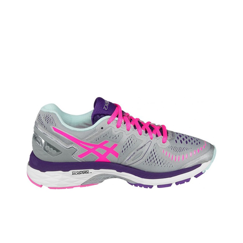 Asics Women s Gel Kayano 23 Wide Silver Pink Glow POIZON