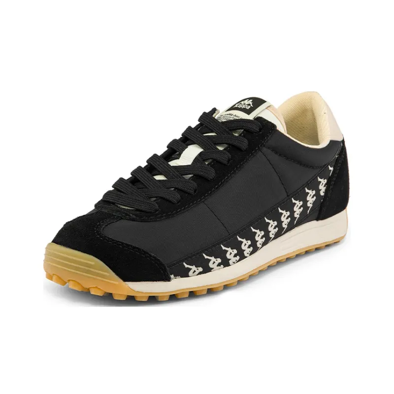 Kappa Coverage Low Top Casual Running Shoes Unisex Black-1