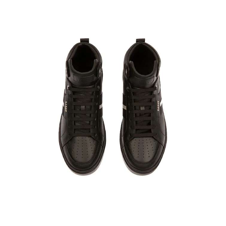 BALLY Stripe-detail High-top Sneakers-2