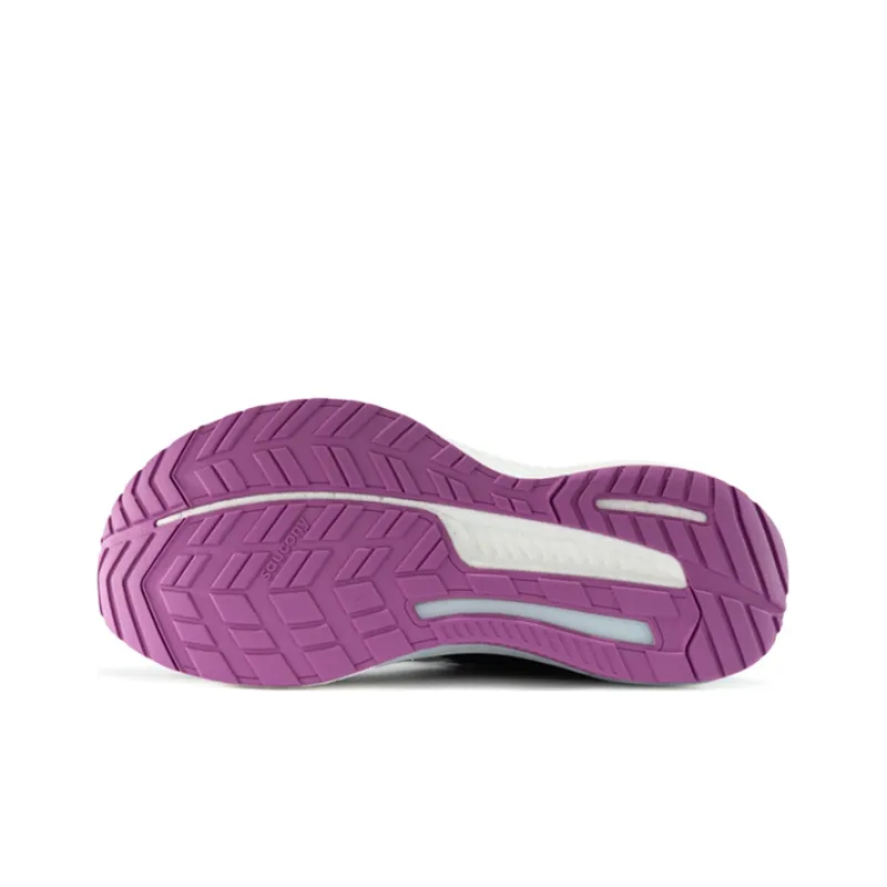 Saucony Hurricane Cushioning Anti-Slip And Wear-Resistant Support Low-Top Running Shoes Women's White Black-4