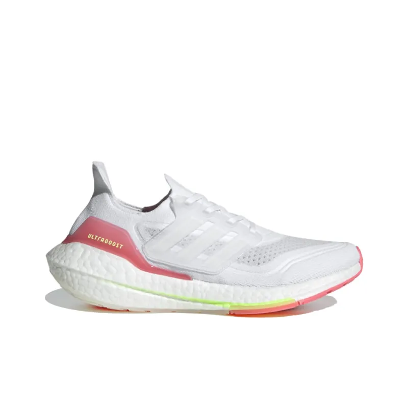 Adidas Ultra Boost 21 White Hazy Rose Women's-1
