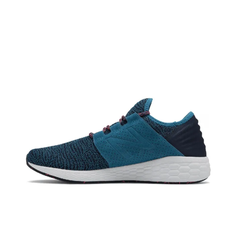 New Balance Cruz Non Slip Shock Absorption Wear resistant Low Tops Sports 'Black Blue'-0