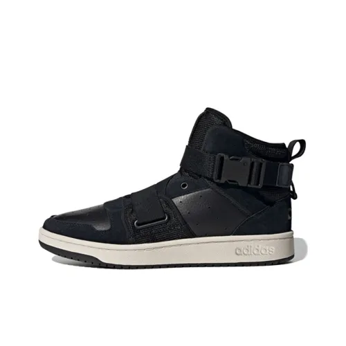 Adidas Neo Hoops 2.0 Skateboard Shoes Men Mid-Top Black/White