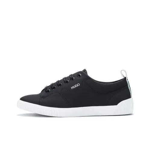 HUGO BOSS Skateboard Shoes Women's Low-Top Black