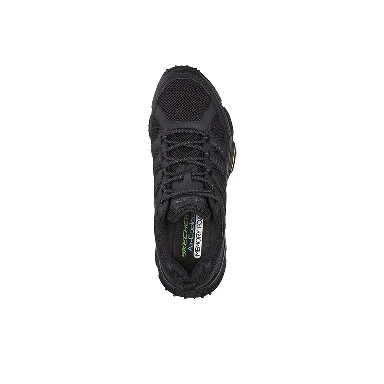 Skechers Skech air Envoy Cushioning, Slip Resistant, And Abrasion Resistant Low Top Casual Shoes Men's All Black-3