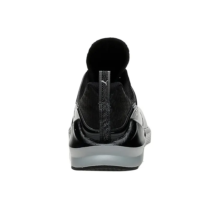PUMA Fierce Lace Metallic Cushioned Slip-Resistant Low-Top Running Shoes Women's Black-4
