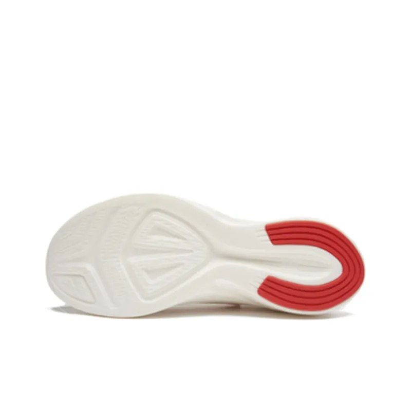 361° QU!KFOAM Low Top Running Shoes Men's White Red-3