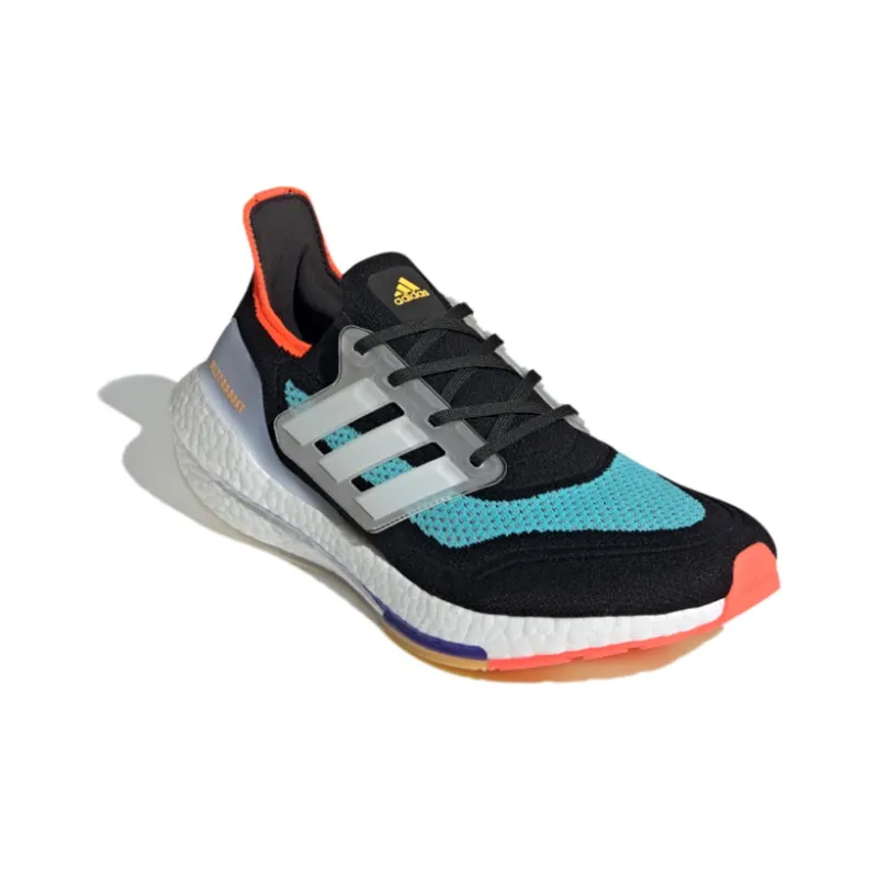 Adidas Ultra Boost 21 Black Pulse Aqua-2