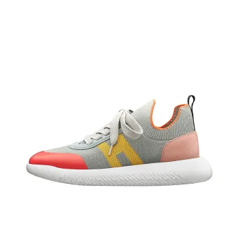 HERMES Crew Sneaker Anti Slip Wear Resistant Low Top Casual Shoes Women's Storm Gray