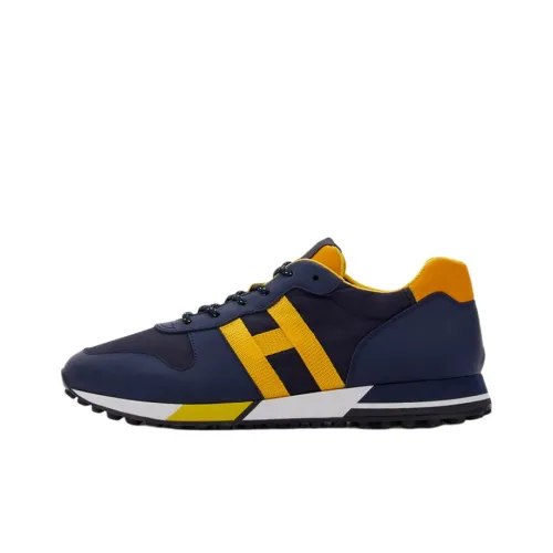 HOGAN H383 Running Shoes Men Low-Top Blue