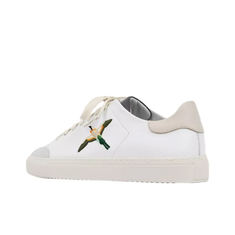 Axel Arigato Clean 90 Low Top Stylish Skateboarding Shoes Men's White Gray-3
