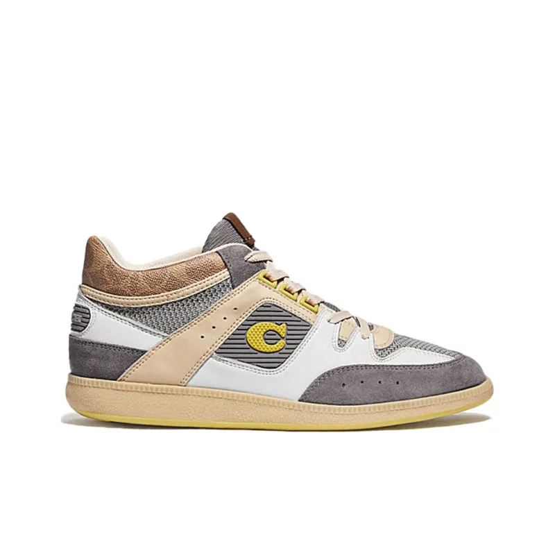 COACH CitySole Low Top Stylish Skateboarding Shoes Men's Heather Gray-1