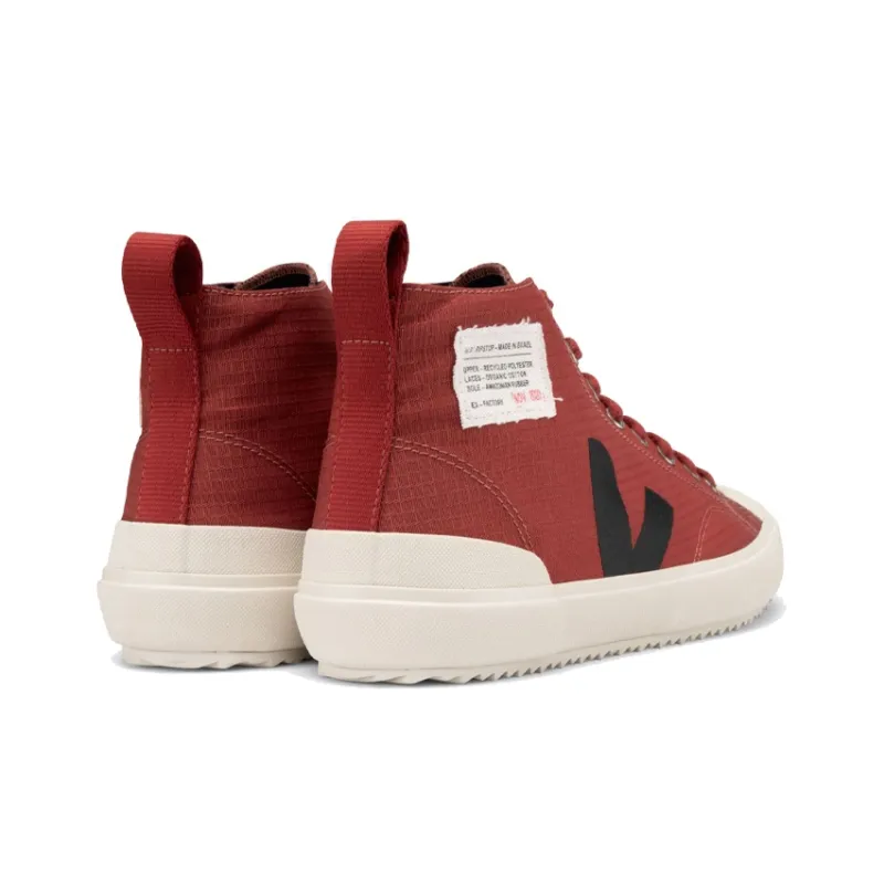 VEJA High-Top Stylish Skateboarding Shoes Unisex Red-4