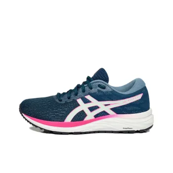 Asics Gel-Excite 7 Wear-Resistant Low-Top Running Shoes Women's Blue Pink