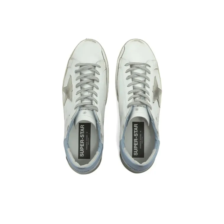 Golden Goose Super Star Stylish Skateboarding Shoes Women's White Vintage Version-3