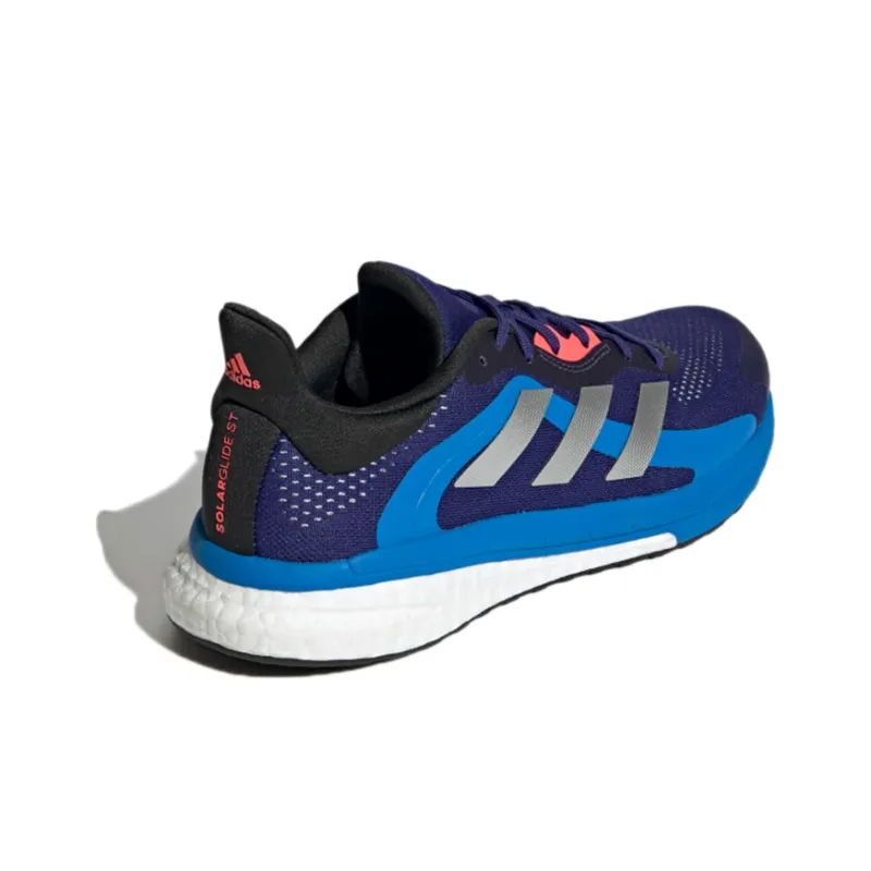 Adidas Solar Glide 4 St Breathable Low-Top Running Shoes Men's Indigo-3