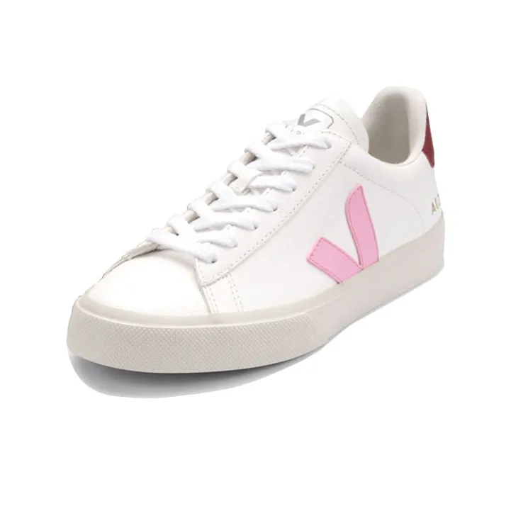 VEJA Campo Chromefree Leather 'White Guimauve Marsala'-2