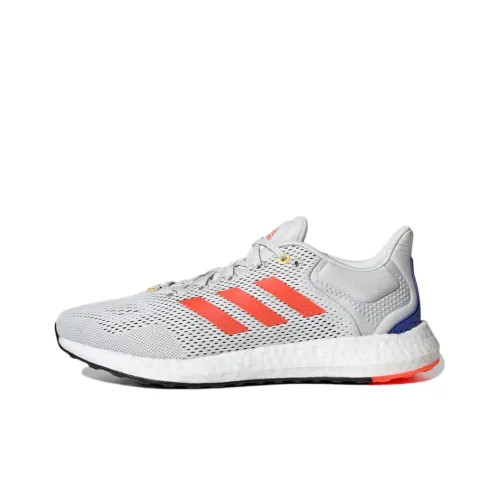 Adidas Pure Boost 21 Running Shoes Men Low-Top Gray/Red