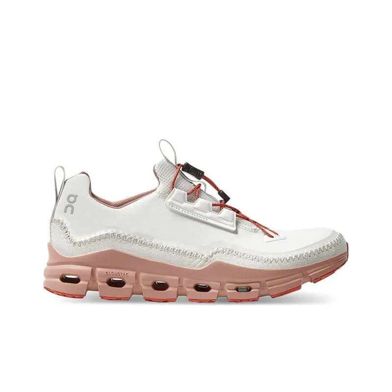 On Cloudaway Low Top Running Shoes Women's White Red-1