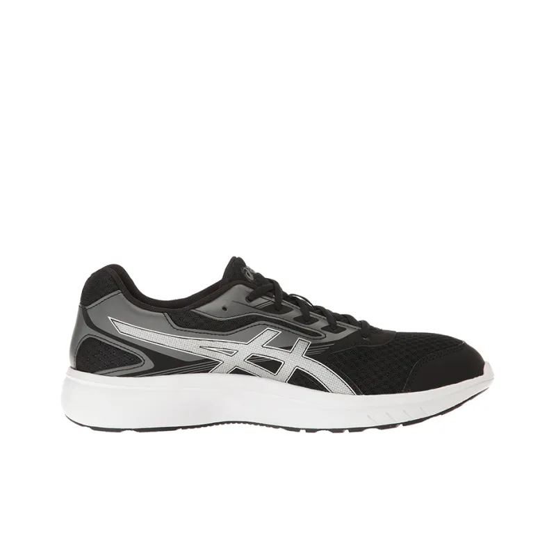 Asics Stormer Running Shoes Men Low-Top Black/White-1