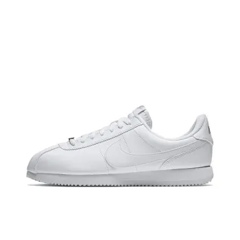 Nike Cortez Basic Leather White White Wolf Grey Mtllc Silver