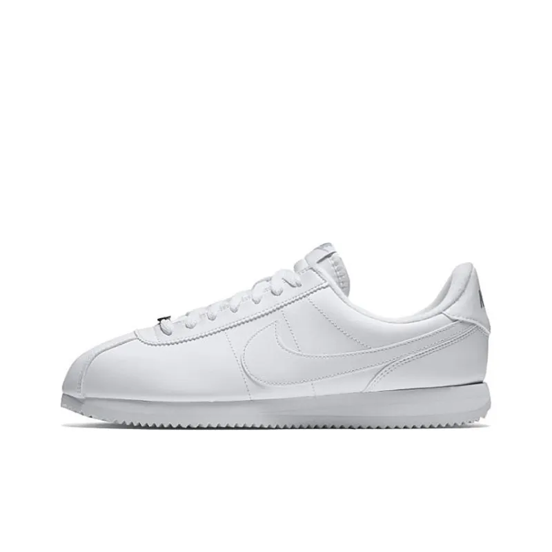 Nike Cortez Basic Leather White White Wolf Grey Mtllc Silver-0
