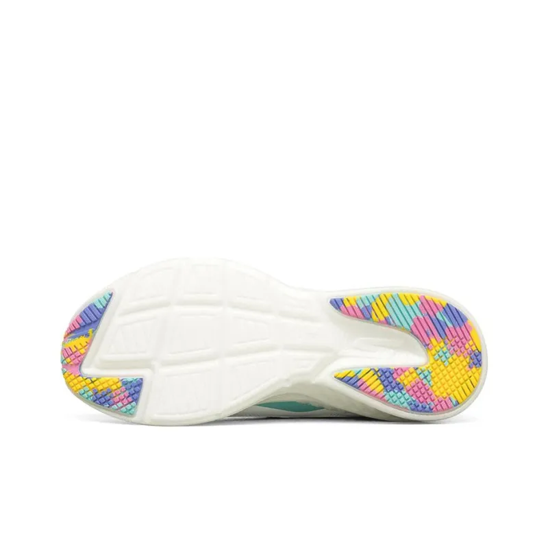 Skechers Go Run Hyper Burst Low-Top Running Shoes Women's White Multicolor-4