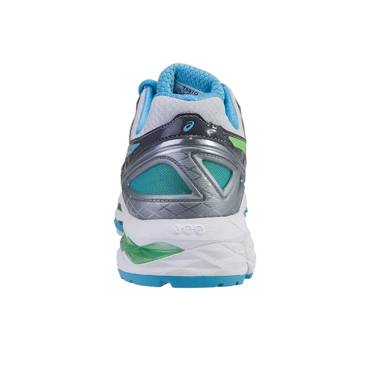 Asics Gel-Kayano 22 Slip-Resistant Low-Top Running Shoes Women's White Silver-4