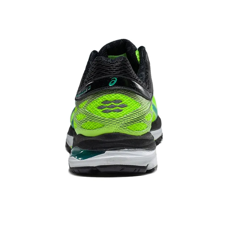 Asics Gel-Cumulus 17 Anti-Slip Wear-Resistant Low-Top Running Shoes Men's Neon Green-4