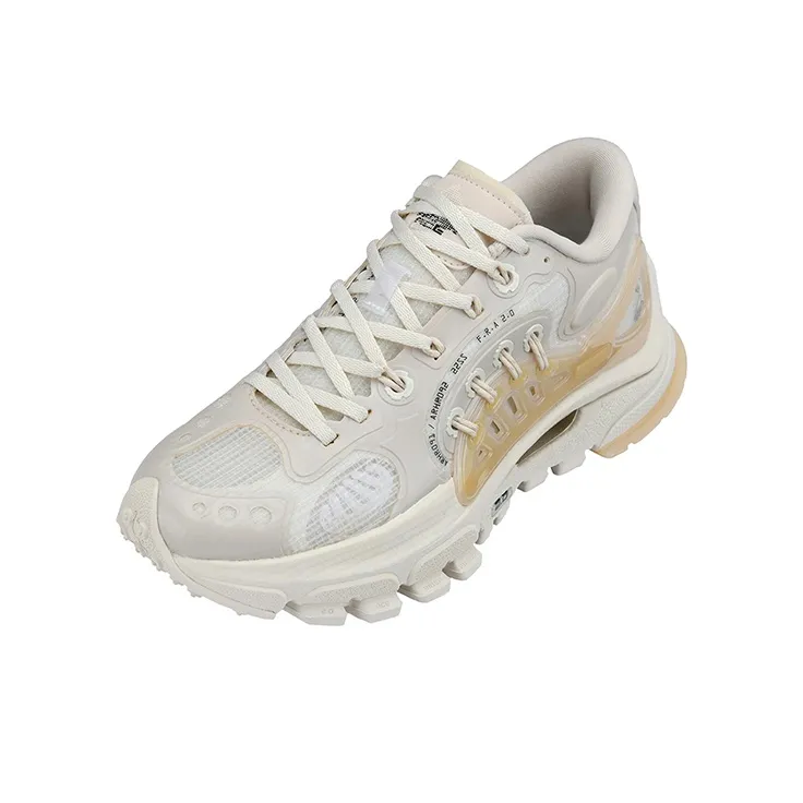 LiNing Shock Absorbers With Slip Resistant And Abrasion Resistant Properties Low Top Casual Shoes Women's White-2