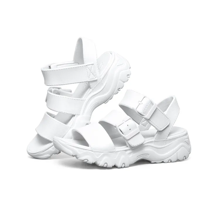 Skechers Cozy Lightweight Outdoor Sports Sandals White Women's-3